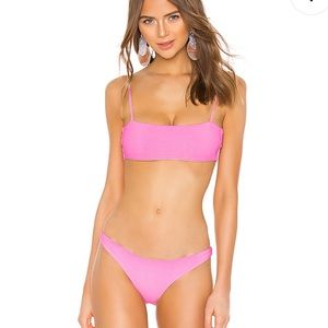 Never worn two piece hot pink bikini! Size M!